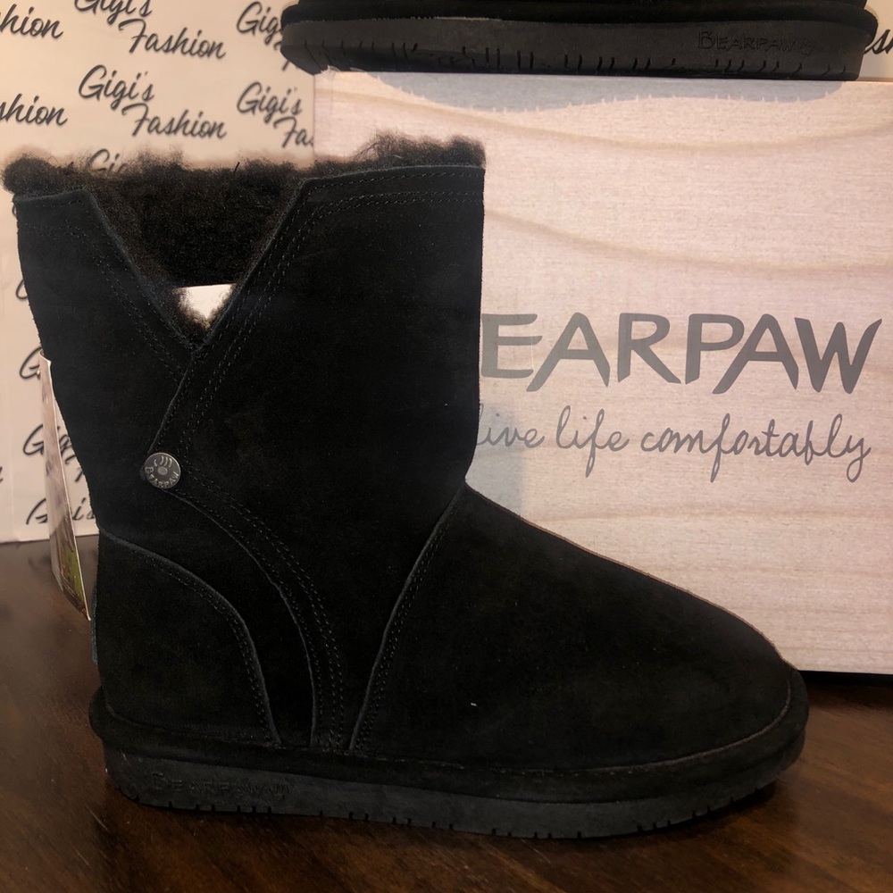 Bearpaw Pam Suede Ankle Bootie - Picture 2 of 12